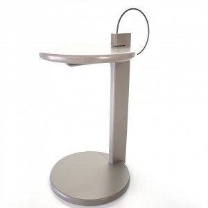 Mesa Lateral Park Fendi Metal Grafite - Msul Móveis