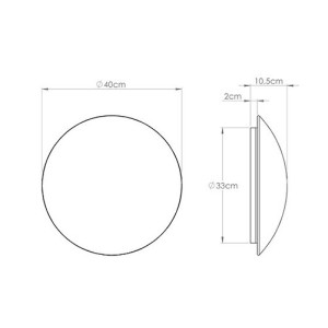 Arandela / Balizador Tartaruga - 