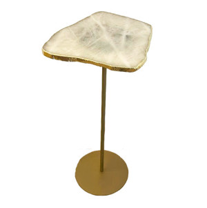 Mesa Pedra Quartzo - Branco - 