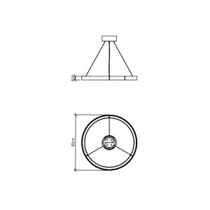 Pendente Frame Anel Cilindrico - 