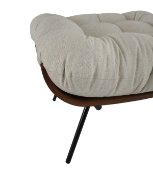 Poltrona Palatina Acompanha Puff - Laform Estofados - 