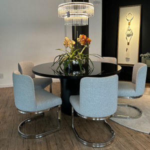 Cadeira Meri Inox Polido - 