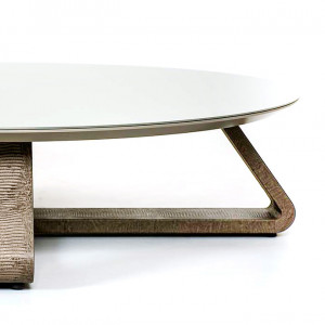 Mesa de Centro Leather Edition VMC6143 - Produto Sob Encomenda - Villeart Móveis - 