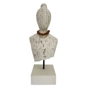 Escultura Busto - Branco