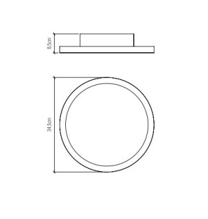 Plafon Naia Acrilico - 