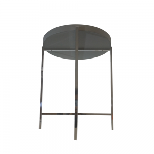 Mesa Lateral Parma Laca Silver - A Misura - 