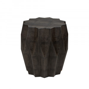 Mesa Lateral Leather Edition VML6259 - Produto Sob Encomenda - Villeart Móveis