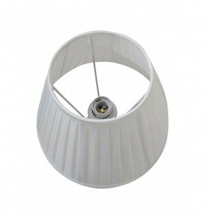 Abajur de Mesa Cristal - Cúpula Drapeada - 