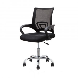 Cadeira Office Santiago Preta - Rivatti Móveis