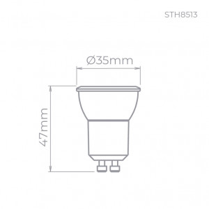 Lâmpada MR11 3000K - 