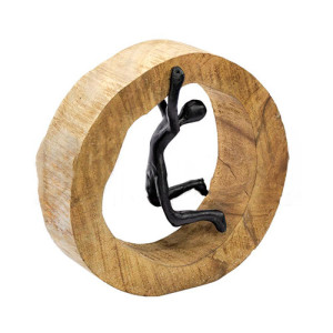 Escultura Pessoa - Madeira