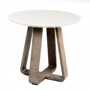 Mesa Lateral Leather Edition VML6251 - Produto Sob Encomenda - Villeart Móveis - 