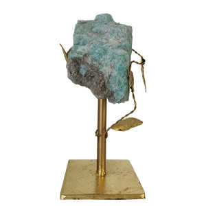 Escultura Pedra Amazonita