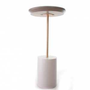 Mesa Lateral Tria Laca Off White - Msul Móveis - 