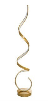 Coluna Fluire Metal Led 3.000K Dourado