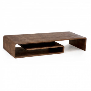 Mesa de Centro Leather Edition VMC6142 - Produto Sob Encomenda - Villeart Móveis