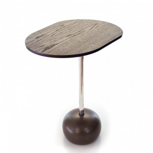 Mesa Lateral Pisa Carvalho Fosco - A Misura