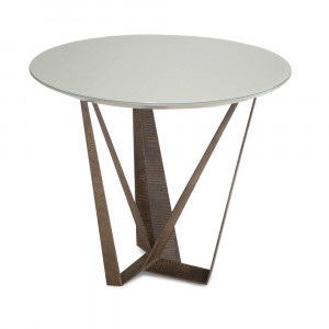 Mesa Lateral Leather Edition VML6256 - Produto Sob Encomenda - Villeart Móveis