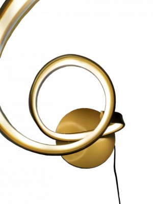 Coluna Fluire Metal Led 3.000K Dourado - 