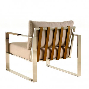 Poltrona Laura - Produto Sob Encomenda - Bel Metais Móveis - 