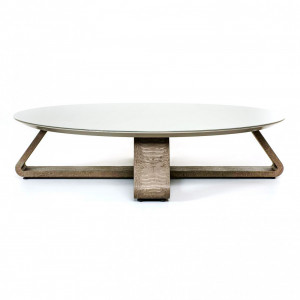 Mesa de Centro Leather Edition VMC6143 - Produto Sob Encomenda - Villeart Móveis - 