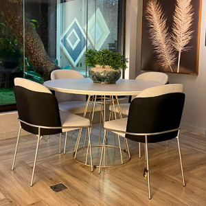 Cadeira Flora Preto - 