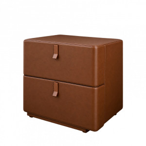 Mesa Cabeceira Veu Couro - 