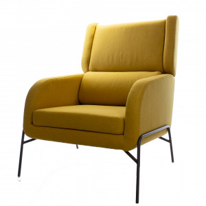 Poltrona Menphis Acompanha Puff - Estofados Jardim