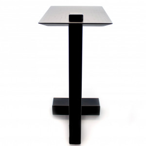 Mesa Lateral Less Preto Ebanizado - Msul Móveis - 