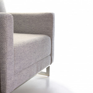 Poltrona Malbec Inox Polido - Bel Metais - 