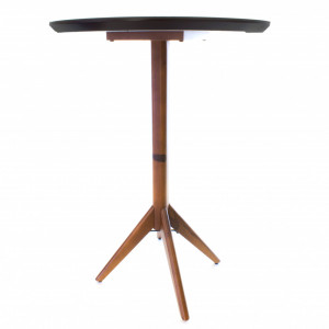 Mesa Bistrô Ticiane em Pau Ferro com Tampo Vidro - Matrezan - 