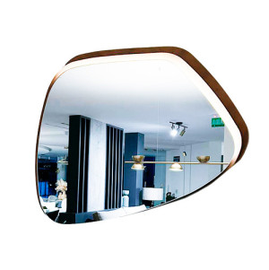 Espelho Iris - Couro 3D