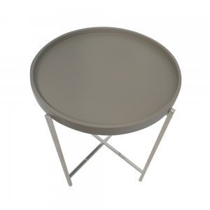 Mesa Lateral Parma Laca Silver - A Misura - 