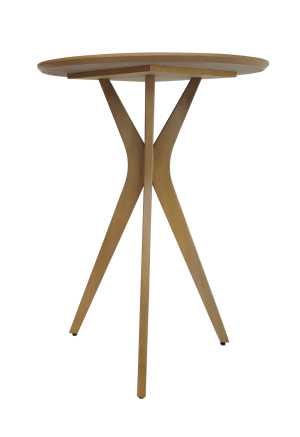 Mesa Bistrô Gali de Madeira na cor Mel da CGS Móveis - 