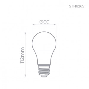 Lâmpada Bulbo 4000K - 