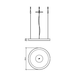 Pendente Frame Anel Cilindrico - 