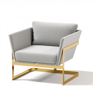 Poltrona Galant - Produto Sob Encomenda - Bel Metais Móveis