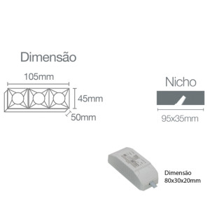 Mini Embutir Wall Washer - 