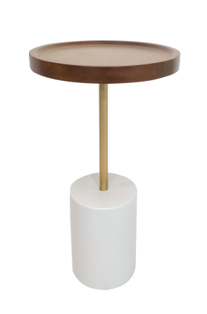 Mesa Lateral Tri Imbuia - Msul Móveis