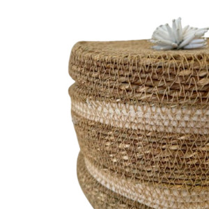 Caixa Redonda Palha - G - 