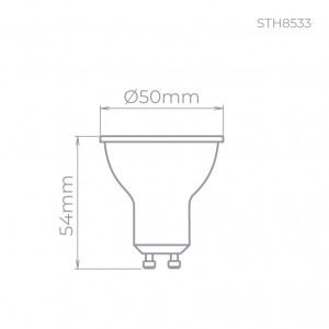 Lâmpada MR16 6500K - 