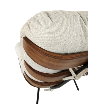 Poltrona Palatina Acompanha Puff - Laform Estofados - 