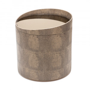 Mesa Lateral Leather Edition VML6255 - Produto Sob Encomenda - Villeart Móveis