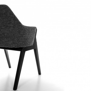 Cadeira Shell Base em Preto - Msul Móveis - 