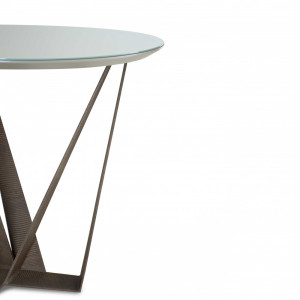 Mesa Lateral Leather Edition VML6256 - Produto Sob Encomenda - Villeart Móveis - 