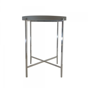 Mesa Lateral Parma Laca Silver - A Misura - 