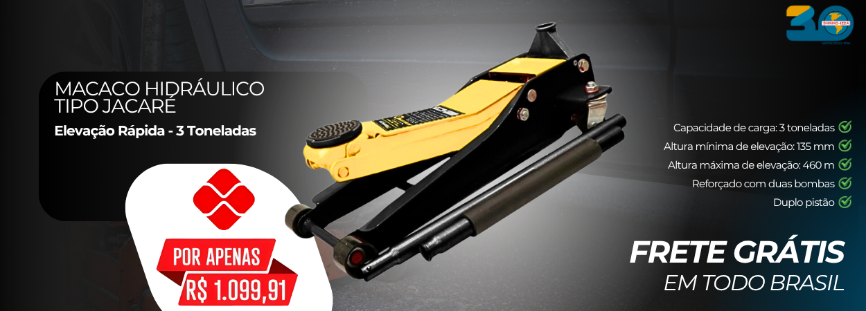 Banner Macaco Hidráulico