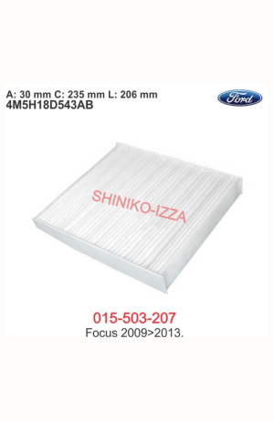 Filtro de Cabine do Ar Condicionado Ford Focus 2009 A 2013 - Filtro de Cabine do Ar Condicionado Ford Focus 2009 A 2013 2