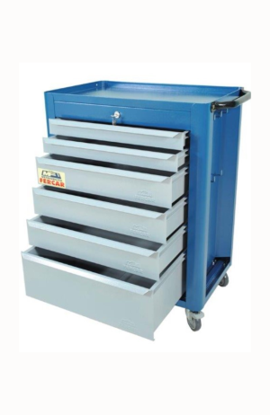 Carrinho Fechado com 6 Gavetas - Fercar - Carrinho Fechado com 6 Gavetas Pintura Eletrostática- Fercar 2