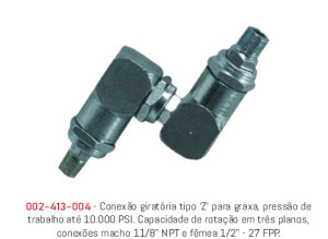 Conexão giratória tipo 